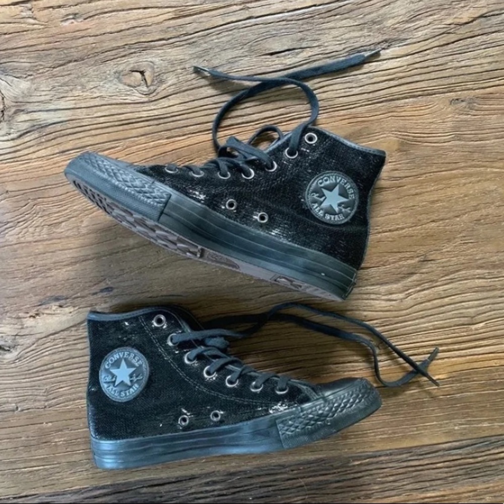 Sequin converse